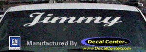 DC09087 GMC Jimmy Decal
