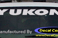 DC09088 GMC Yukon Decal 