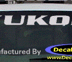 DC09089 GMC Yukon Decal