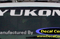DC09089 GMC Yukon Decal 