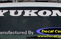 DC09091 GMC Yukon Decal 