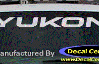DC09094 GMC Yukon Decal 