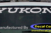 DC09096 GMC Yukon Decal 