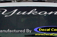 DC09099 GMC Yukon Decal 