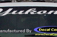 DC09100 GMC Yukon Decal 