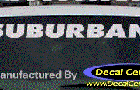 DC09101 GMC Suburban Decal 