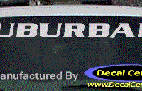 DC09102 GMC Suburban Decal 