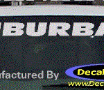 DC09103 GMC Suburban Decal