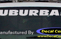 DC09103 GMC Suburban Decal 