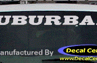 DC09104 GMC Suburban Decal 