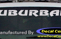 DC09105 GMC Suburban Decal 