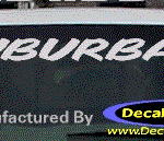 DC09106 GMC Suburban Decal