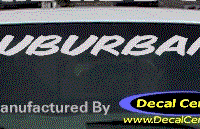 DC09106 GMC Suburban Decal 
