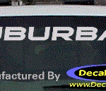 DC09107 GMC Suburban Decal