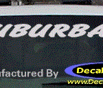 DC09108 GMC Suburban Decal