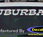 DC09109 GMC Suburban Decal