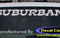 DC09109 GMC Suburban Decal 
