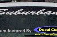 DC09111 GMC Suburban Decal 