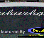 DC09112 GMC Suburban Decal