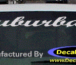 DC09113 GMC Suburban Decal