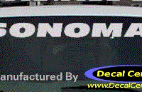 DC09116 GMC Sonoma Decal 