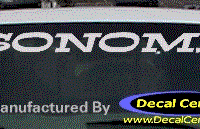 DC09122 GMC Sonoma Decal 