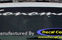 DC09123 GMC Sonoma Decal 