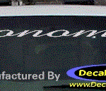 DC09125 GMC Sonoma Decal
