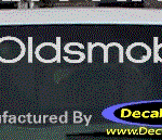 DC09502 Oldsmobile Decal