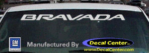 DC09508 Oldsmobile Bravada Decal