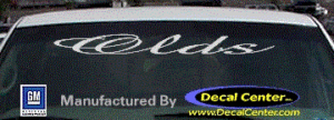 DC09519 Oldsmobile Decal