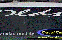DC09520 Oldsmobile Decal 