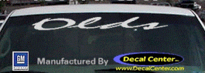 DC09520 Oldsmobile Decal