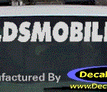 DC09521 Oldsmobile Decal