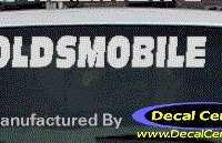 DC09523 Oldsmobile Decal 