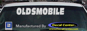 DC09523 Oldsmobile Decal