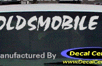 DC09526 Oldsmobile Decal 