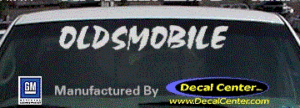 DC09526 Oldsmobile Decal
