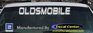 DC09527 Oldsmobile Decal