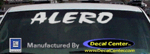 DC09537 Oldsmobile Alero Decal