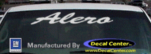 DC09540 Oldsmobile Alero Decal