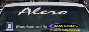 DC09542 Oldsmobile Alero Decal