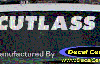 DC09543 Oldsmobile Cutlass Decal 