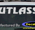DC09546 Oldsmobile Cutlass Decal
