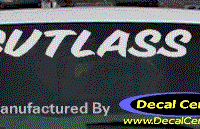 DC09547 Oldsmobile Cutlass Decal 