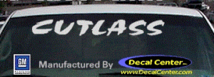 DC09548 Oldsmobile Cutlass Decal