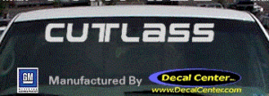 DC09550 Oldsmobile Cutlass Decal