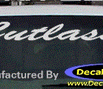 DC09551 Oldsmobile Cutlass Decal