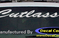 DC09551 Oldsmobile Cutlass Decal 