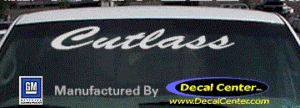 DC09551 Oldsmobile Cutlass Decal